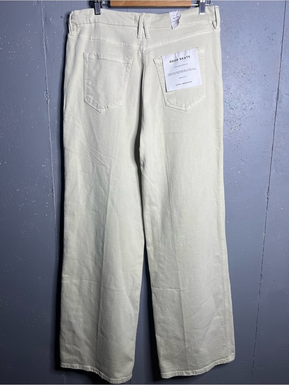 Good American Good Skate Wide Leg Jeans Size 14, NWT - Picture 4 of 11